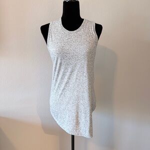 Athleta Light Gray Asymmetrical Tank Top